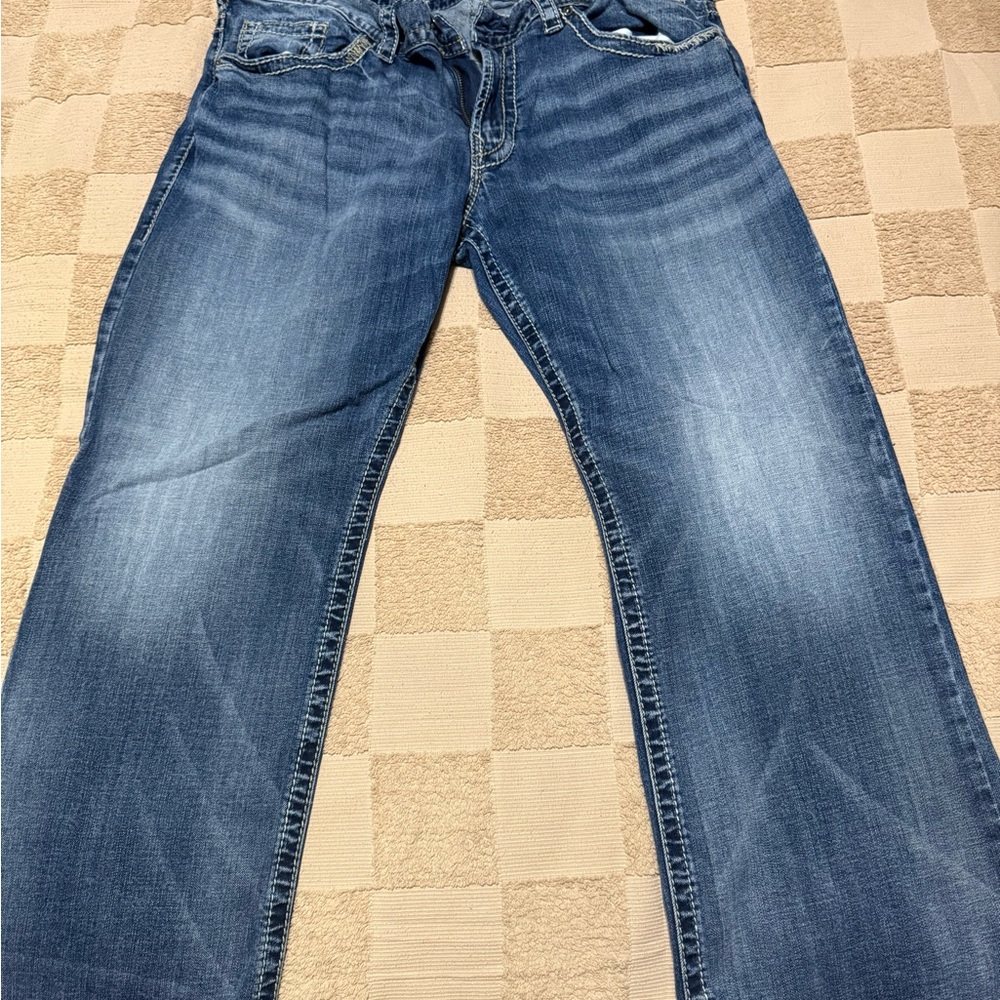 Silver Jeans Dark Blue Denim